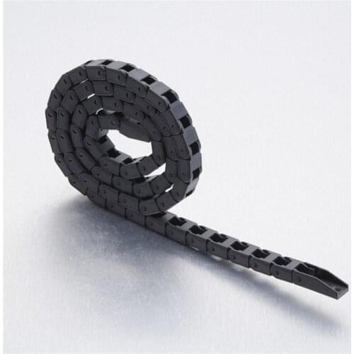 R15 7 x 7mm 7*7mm L1000mm Cable Drag Chain Wire Carrier With End Connectors for CNC Router Machine 3D Printer