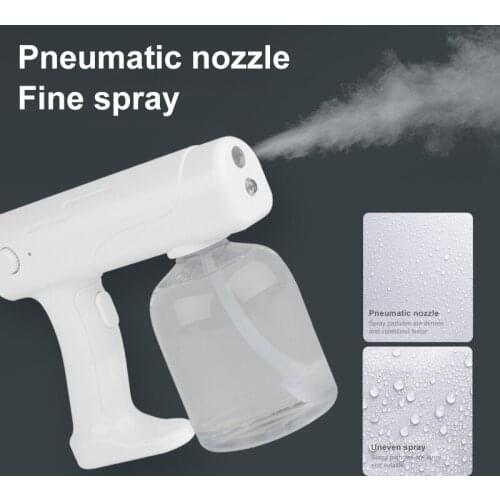 500mlusb Wireless Charging Handheld Nano Disinfection Atomization Gun Disinfection Gun Spray Disinfection Machine