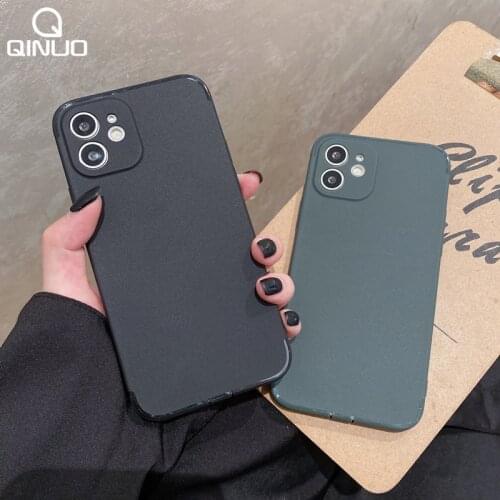 Luxury Ultra Thin Phone Case For iPhone 11 12 Pro Max 12mini 7 8 Plus Shockproof Case For iPhone X XR XS Max SE 2020 Matte Cover
