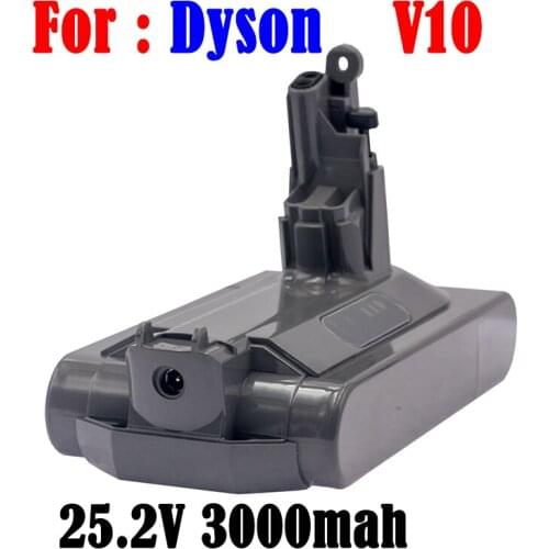 New Replacement 25.2V 3000mAh Lithium Replacement Battery For Dyson Vacuum Cleaner cyclone V10 Absolute SV12 V10 Fluffy V10