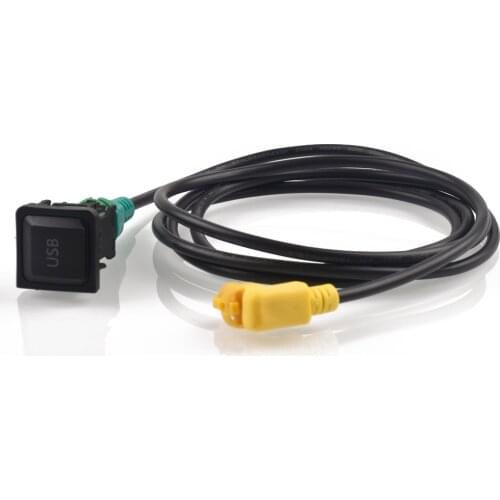 USB AUX Switch Cable Harness RCD510 RCD300+ For VW For Golf MK6 For Jetta MK5 For Sagitar For Polo