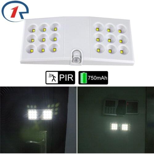 ZjRight 18LED Cabinet lights Infrared scanning sensor indoor lighting PIR Motion Kitchen bedroom Wardrobe foyer Stair night lamp
