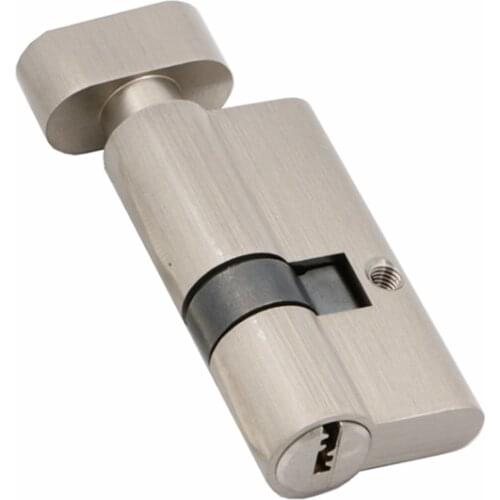 1PC Door Cylinder 60 65 70 75 80 85 90mm Security Copper Lock Cylinder The Key To The Interior Perform Lock Big Gourd Type 5Keys