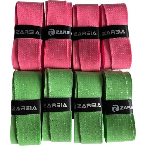 10pcs ZARSIA NEW Anti-skid Paddle Racket Grip Beach racket Sweatband Badminton Grips overgrips bright color