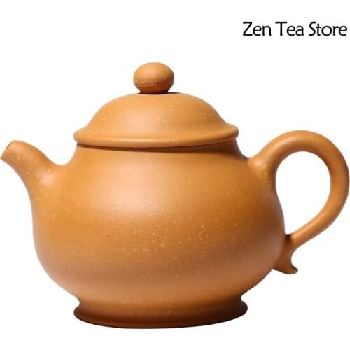 150ML Yixing Purple Sand Pan Teapot Zisha Teaset Manual Pot Original Ore Duan Ni Kung Fu Tea Set Gift Health Teapot Tea Ceremony