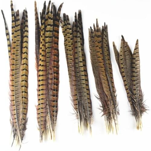 25-70CM ring neck Natural Pheasant Tail Feathers Wedding Decorations plumes DIY feathers for jewelry making accessories material