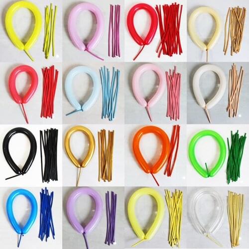 30Pcs Magic Air Balloon Wedding Party Decoration Mixed Color Kids Toys Latex Twist Long Balloons Birthday Party Supplies