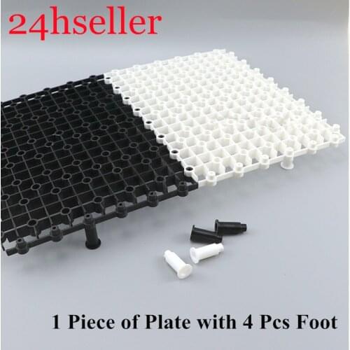 Aquarium High Strength White Bottom Filter Support Plate Transparent Mesh Isolation Plate Bottom Filter Plate Grid Plate Dry