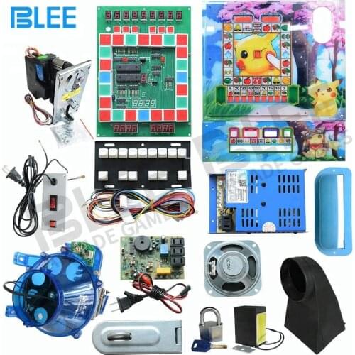 Arcade PCB Board Fruit King / Football Star Casino Slot Game Machine Kit With Mario Keyboard