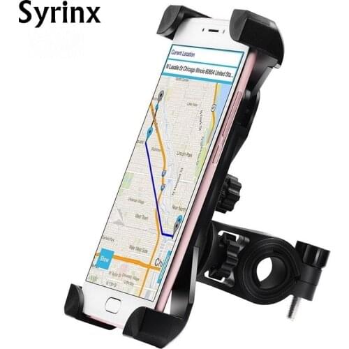 Automatic Expansion Motorcycle Bike Bicycle Handlebar Mount Holder for Cell Phone GPS Stand Mechanical Holder for iPhone Support