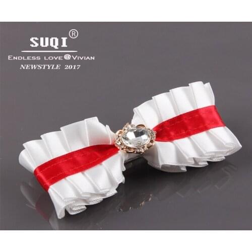 2017 Broche Zinc Alloy New Hot Bowknot Shirt Bow Tie Brooches College Wind Collar Needle Ribbons Fabric Corsage