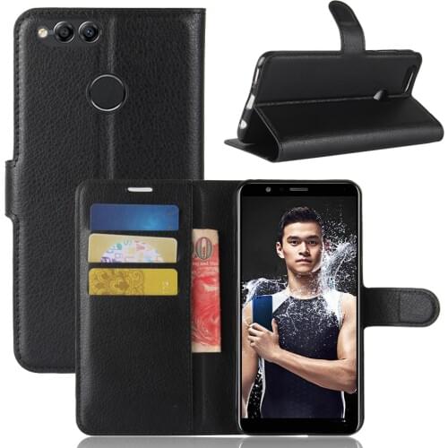 Book Style PU Leather Case Cover for Huawei Honor 7X BND-L21 Flip Wallet Phone Bags Cases with Stand for Huawei Honor 7X