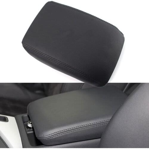 Leather Black Car Center Console Lid Armrest Case Cover For AUDI A4 A5 B8 2008 2009 2010 2011 2012 2013 2014 2015 2016 8K0864207