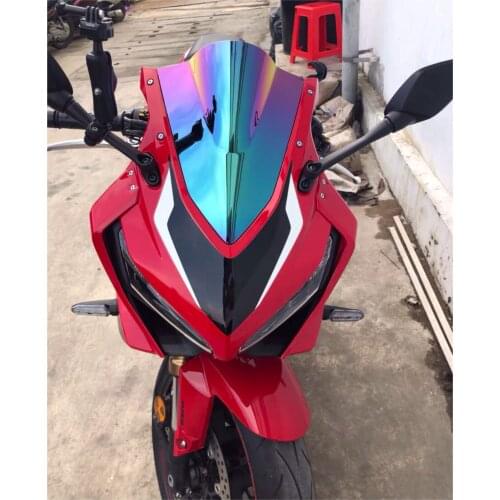 For 2019 2020 2021 Honda CBR650R CBR 650 R Motorcycle Windshield Windscreen Screen Smoke Black iridium