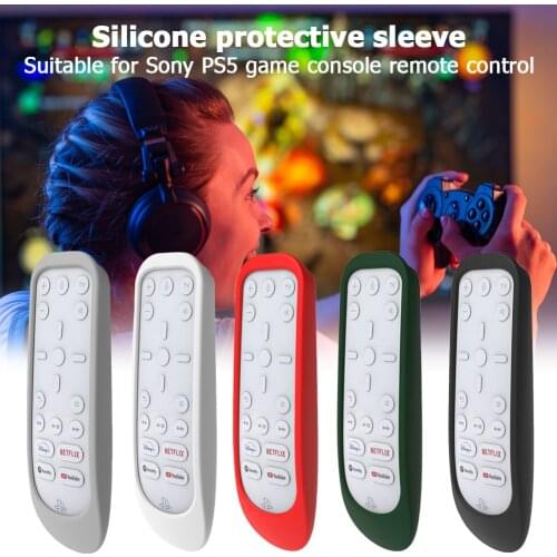 Electronic Machine External Part Silicone Case Shockproof Cover for PlayStation 5 PS5 Media Remote Accessories