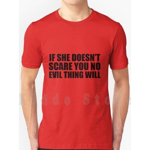 " No Evil Thing Will " T Shirt Cotton Men Diy Print Cool Tee Cruella De Vil 101 Dalmatians