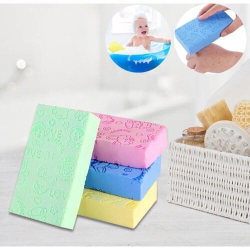 Houseware Sponge Bath Brush Soft Scrub Bath Exfoliating Skin Cleaning Brush Scrubbing Sponge Dead Skin Removal Bath Tool