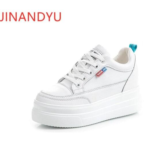 Sport Platform Shoes Women Wedge Heels Vulcanize Shoes Fashion Casuales Women Shoes High Heel White Chuncky Sneakers Women New