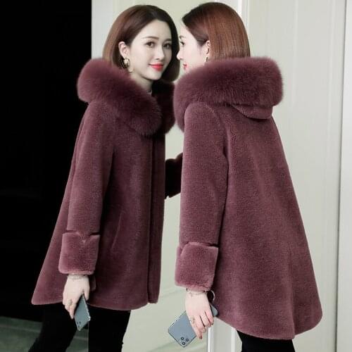 Vrouwen Faux Nertsen Fashion Furs Bont Losse Teddy Hooded Parka Winter Vrouwen Korte Jas Fourrure Femme Konijn Harige Fur Coat