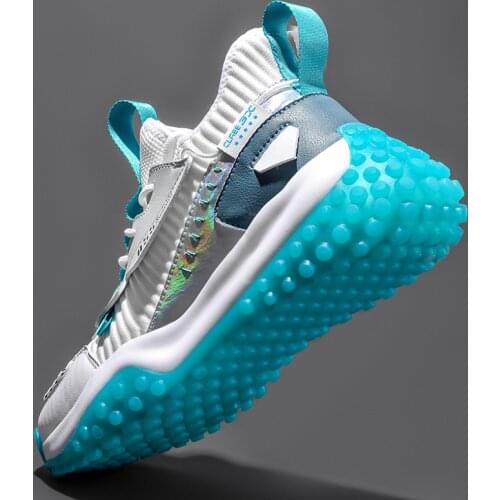 Trendy Mens Running Shoes Breathable Sneakers High Quality No-slip Jogging Shoes Outdoor Hard-wearing Comfortable Sports Shoes