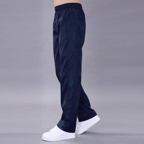 Male Loose Black Pants Plus Size 5XL 6XL Mens Casual Pants Men Spring/Autumn Pants Mens Breathable Quick Dry Trousers 2021