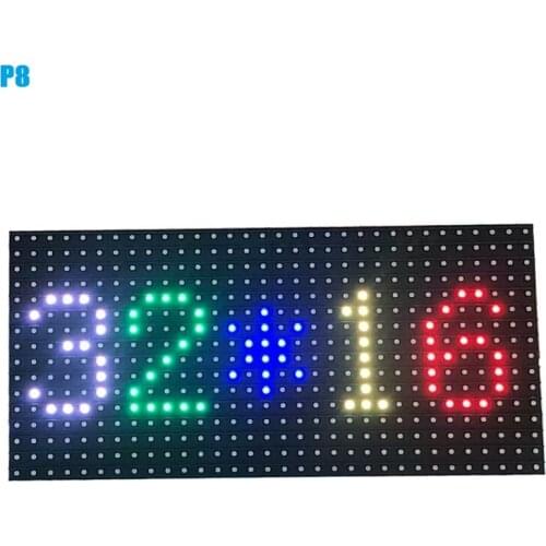 SMD3535 Outdoor P8mm Led Display Screen Module 256x128mm Waterproof Led Panles 32*16Pixel Module Display
