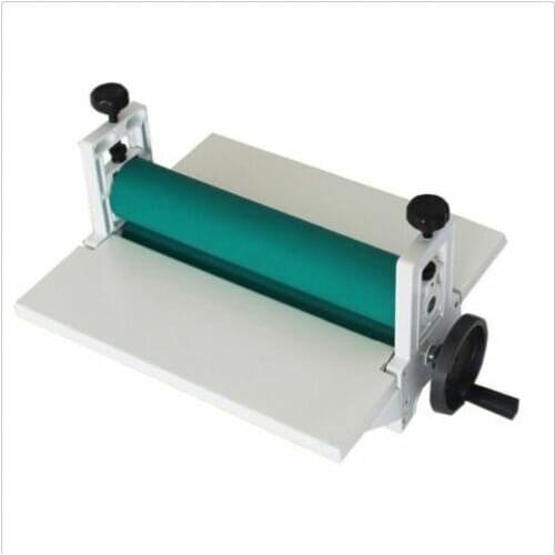 NEW 14" 350mm Manual tools roll laminating machines Photo Vinyl Protect Rubber Cold Laminator H