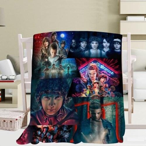New Arrival Stranger Things Blankets 3D Printing Soft Blanket Throw on Home/Sofa/Bedding Portable Adult Travel Cover Blanket