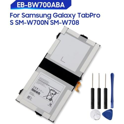 Original Replacement Tablet Battery EB-BW700ABE For Samsung Galaxy Tab Pro S SM-W708 SM-W700N TabPro S EB-BW700ABA 5200mAh