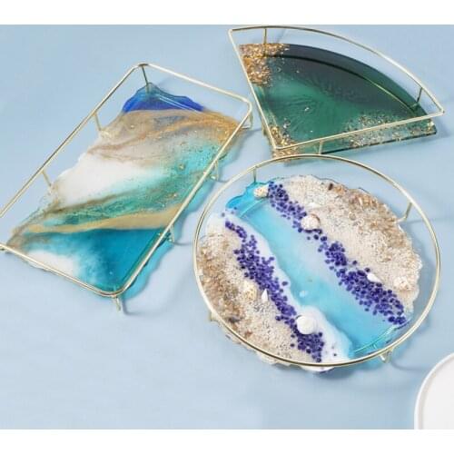 Silicone Mould DIY Epoxy Resins Wine Rack Mould Irregular Coaster Casting Resin Mold Cup Mat Mould For Making Red Wine Tray