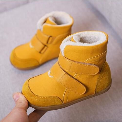 New Kids Baby Infant Boys Girls Child Fur Flock Winter Bootie Warm Snow Shoes Boots Fashion Soft kids boots shoes