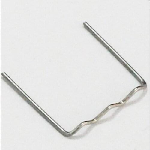 U shape flat semi wave hot staples straight w 0.6mm stainless steel hot stapler plastic repair plastic welding bumper repair kit