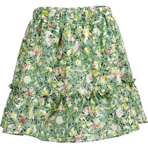 Girl Skirt 2020 New Children Girl Baby Print Half-length Casual Skirt Fashion Princess Short Skirt Cotton Childrens Clothing