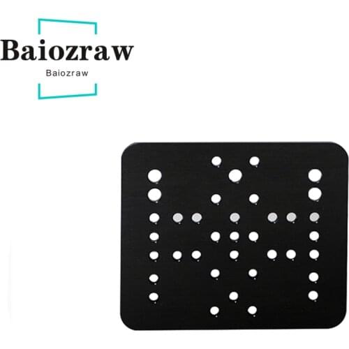 3D Printer Part Gantry Plate 40mm Black Sand Blasting 100mmx120mmx3mm Openbuilds