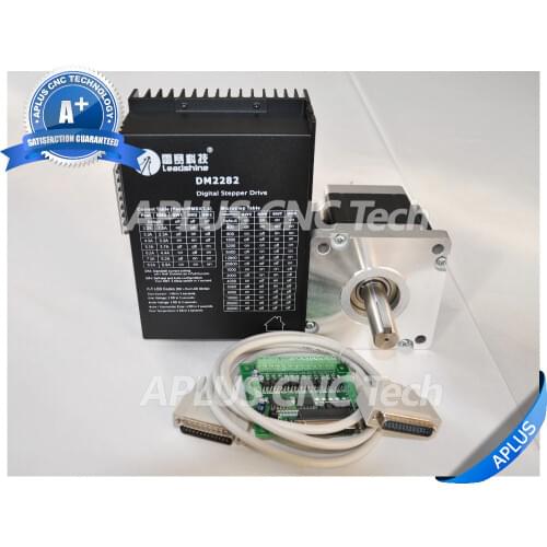1-Axis NEMA 42 Stepper Motor (1696oz-in/100mm/6.0A) & 220VAC Stepper Driver DM2282 Kit
