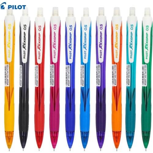 1Pc PILOT HRG-10R Colour Pen Rod Mechanical Pencils Set Black Writing Color 0.5mm HB Student Supplies