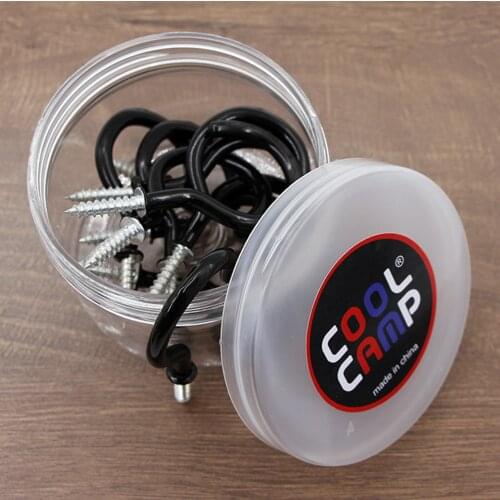 10Pack Tent Pegs Metal Tent Stakes with Hook Camping Tent Canopy Stake Nail