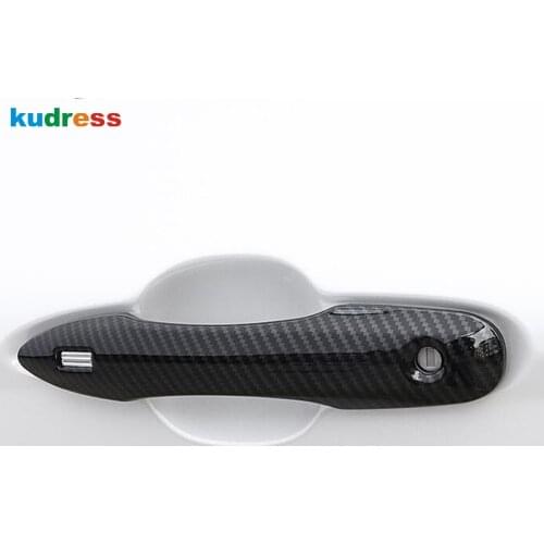 For Toyota Camry 2018-2020/Corolla 2019-2021/Prius 2019 2020/Avalon 2019 2020 Carbon Fiber Door Handle Cover Trim Car Styling