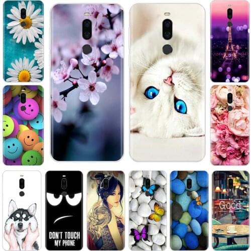 Case for Meizu Note 8 Case Note8 Soft TPU Silicone Protective Phone Shell Cute Cat Back Cover for Meizu M8 Note Cases Fundas
