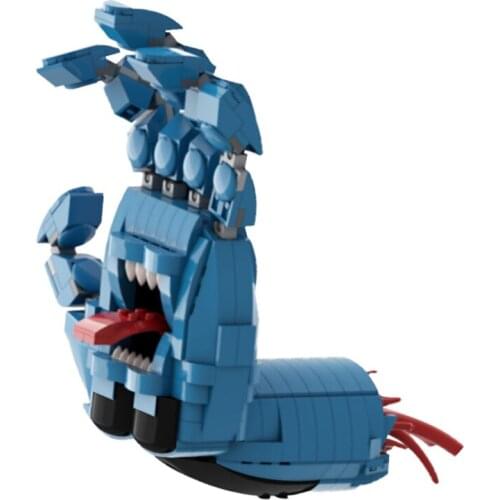 Spot Screaming Hand Blue Finger Creative CartoonBuilding Blocks City Classic Brand Bulk Model Educational Kids Toys