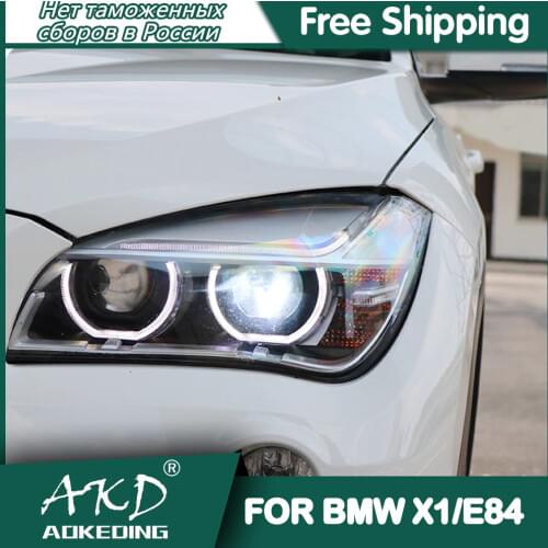 Headlights For Car BMW X1 2011-2015 E84 DRL Daytime Running Lights Head Lamp LED Bi Xenon Bulb Fog Lights Tuning Car Accessories