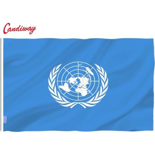 United Nations Flag UN Flag Indoor/Outdoor Banner Pennant New Outdoor 3x5 FT
