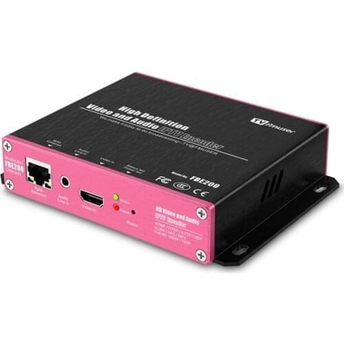 FMUSER HDMI To IP Encoder Live Streaming Video H.264 H.265 RTMP Encoder IPTV HTTP RTSP UDP