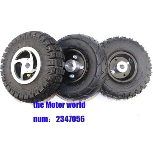 3.00-4/ 4.10-4 GOOD Electric Scooter Wheel with Alloy Rim hub and inner tube wheels Gas scooter bike motorcycle