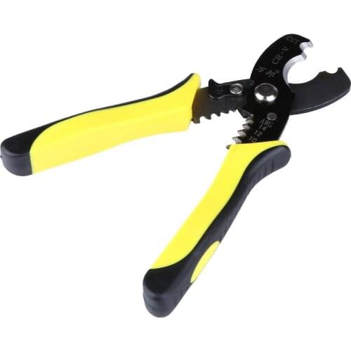 8inchElectrical Cable Stripper Wire Stripper Cable Cutter Multi Tool Wire Cutting Scissor Stripping Pliers 9-14mm Hand Tools Kit