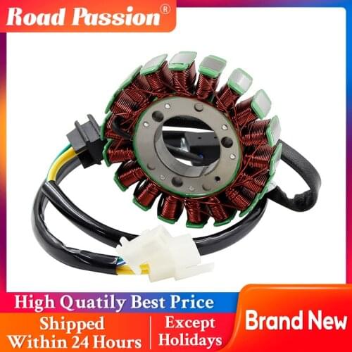 Road Passion Motorcycle Generator Stator Coil Assembly For Suzuki 32101-38302 GN250 1982-2001 TU250 1997-2016