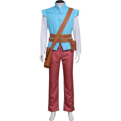Prince Flynn Rider Cosplay Costume Suit Adult Men Halloween Party Outfit Cosplay Costume Custom Made