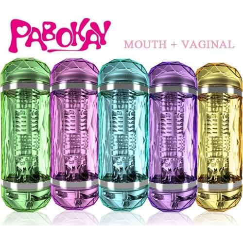 Male masturbation device TPE crystal masturbator cup sex supplies male rotary masturbation aircraft cup vaginal supplies adult