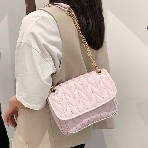 Fashion Women Pu Leather Handbags High Quality Ladies Purse Shoulder Bag Designer Female Chain Crossbody Bags for Women Tote Bag