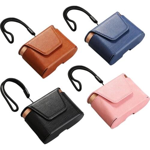 New Protective Faux leather Earphone Case,Full Cover Storage Sleeve For Headset, For SONY WF-1000XM3, Magnetic Protective Pouch